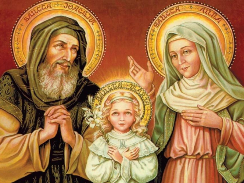 św. Anna i św. Joachim, Maryja